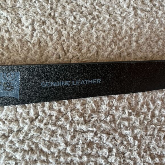 Levi's Leather Belt Mens 38 Black Casual Dress - Picture 7 of 7